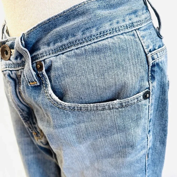 DKNY JEANS Women Bootcut Mid-Rise Cotton Denim Blue Jeans Pants Size 30X30 - Picture 5 of 13